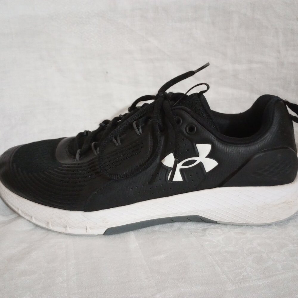 Under Armour Charged Commit Men's Black Sneakers,… - image 2